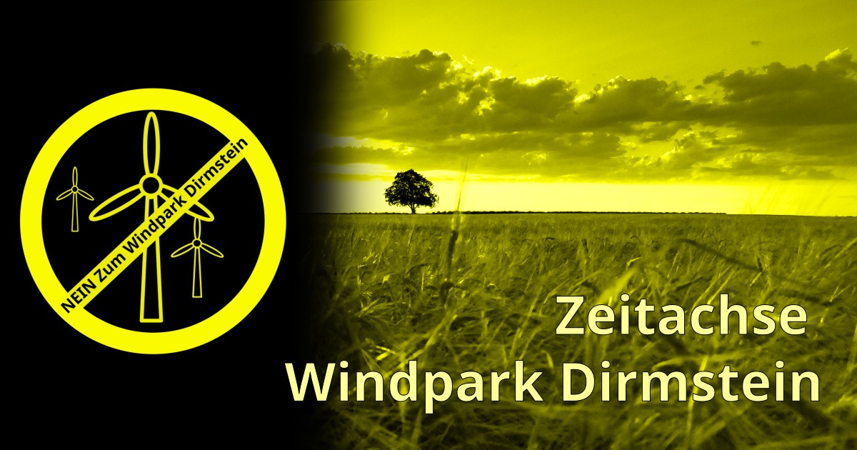 NZWD Zeitachse Windpark Dirmstein